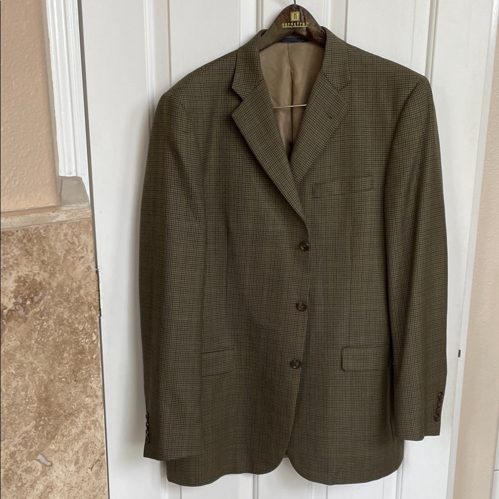 Burberry Men's Sport Coat in Olive Green